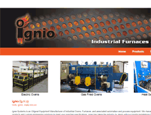 Tablet Screenshot of igniosystems.com